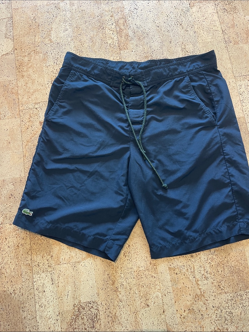 Lacoste Men’s Dark Blue Swim Trunks